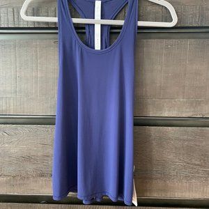 Lululemon Two With One Singlet - BLUE SZ 4